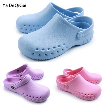 

New Medical Surgical Shoes Operating Room Slipper Nurse Women Clean Shoes EVA Anti-slip Hospital Surgery Doctor Nurse Nurse only