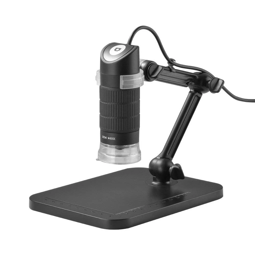 

800x Zoom Handheld Digital USB Microscope 2MP Camera Endoscope Magnifier Capture Video Images for Viewing Stamps Coins Bug AD120