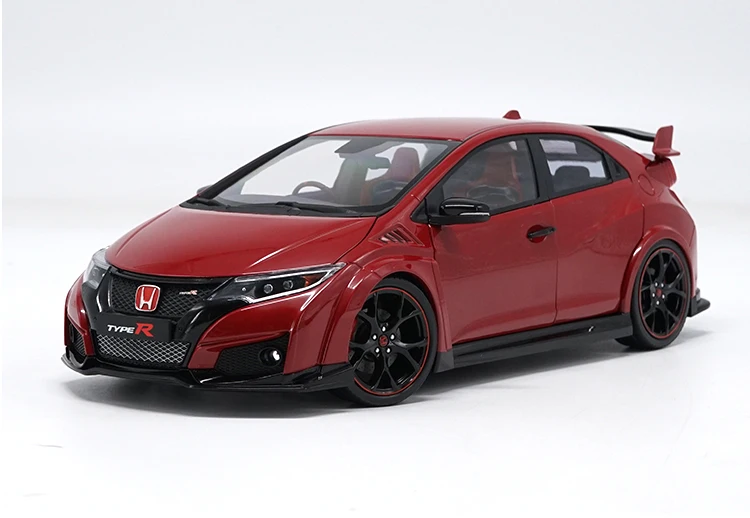 1:18 литья под давлением модель для Honda Civic Тип R 2016 Красный сплав игрушечный
