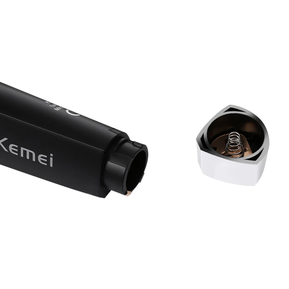 Kemei-6512 Электрический волос в носу триммер Clipper AA Батарея питание бритвы уха удаления волос Уход за лицом Бритва для Для мужчин