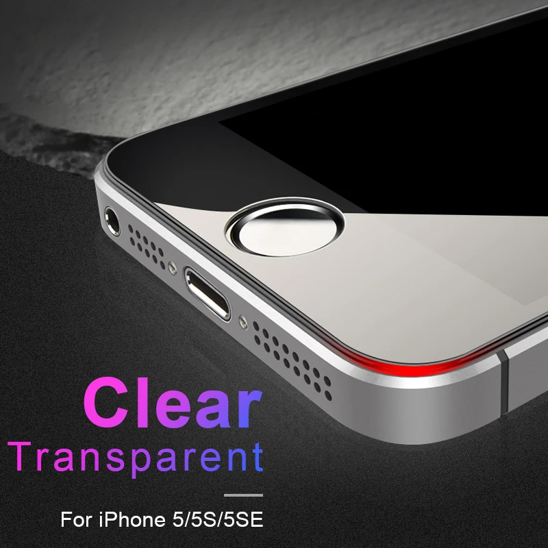 Защитная пленка HUKU на весь экран для iPhone 5 s закаленное стекло 5C искусственное
