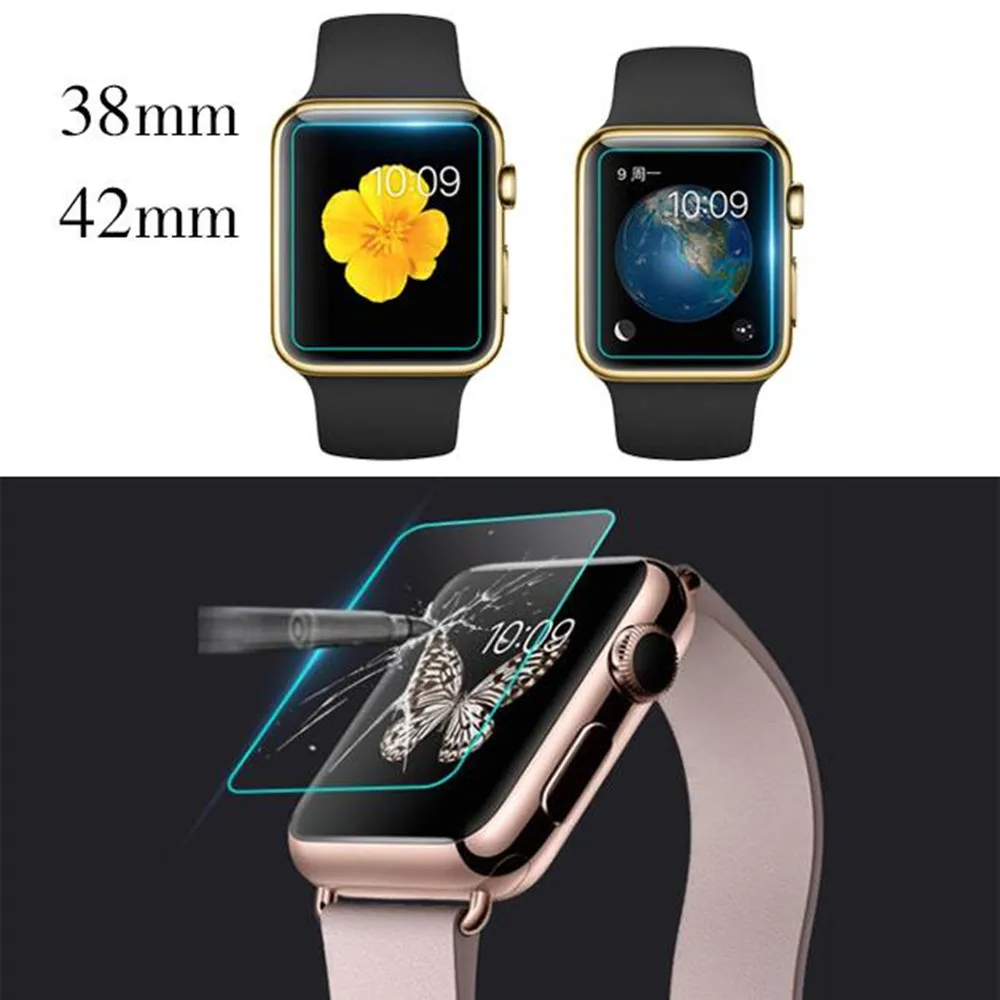 Professional Tempered Glass Film Screen Protector Protection For Apple font b Watch b font Series 38mm