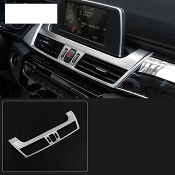 

lsrtw2017 stainless steel car dashboard middle vent trims for bmw 2 series Active Tourer F45 2015 2016 2017 2018 2019 218i