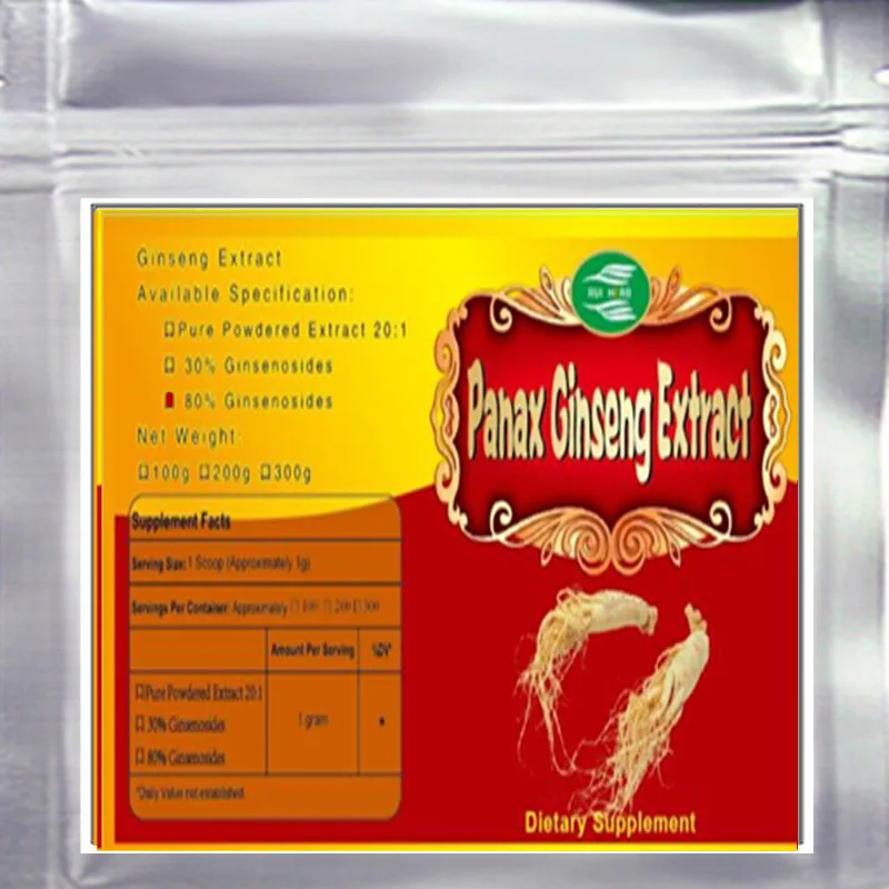 

300gram Nature_Panax_Ginseng_Extract 80%_Ginsenoside Free shipping
