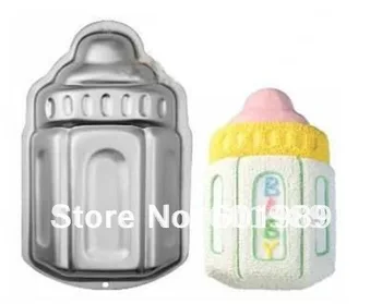 

Hot feeding-bottle cake pan Baking mold birthday Party Cookie Mold aluminum decorating modelling tool fondant Cake Decoration