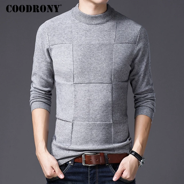 Coodrony Sweater Lana Cashmere  Coodrony Cashmere Sweater Hombres-Invierno  Grueso Cálido-Aliexpress