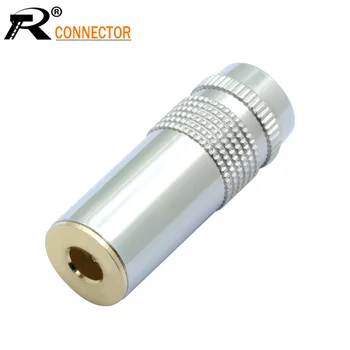 

10pcs Silver Case 4.4mm 5Pole Headphone Plug Jack Audio Adapter For Sony Female Converter 4.4mm Jack Full Balanced Connector