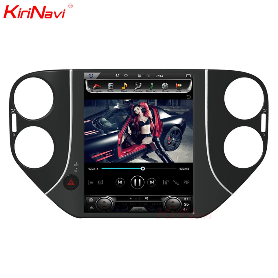 Flash Deal KiriNavi Vertical Screen 2GB RAM 10.4 Inch Car Multimedia Dvd Player For Tiguan Radio Android Gps Navigation 2010-2016 3
