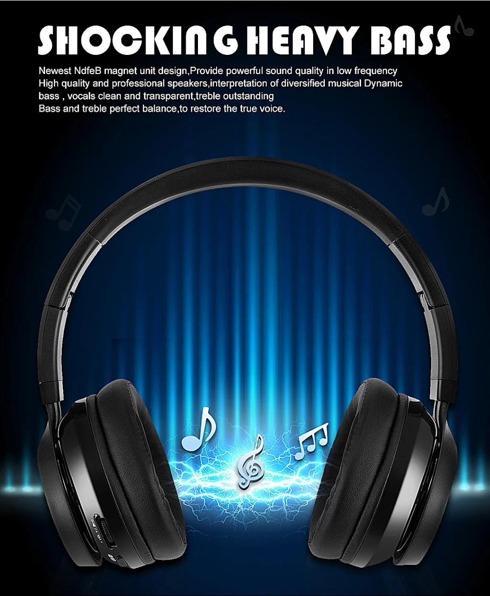 Bluetooth беспроводная гарнитура тяжелый бас стерео наушники Hadnsfree наушники с микрофоном Складные Наушники чистый звук игровой