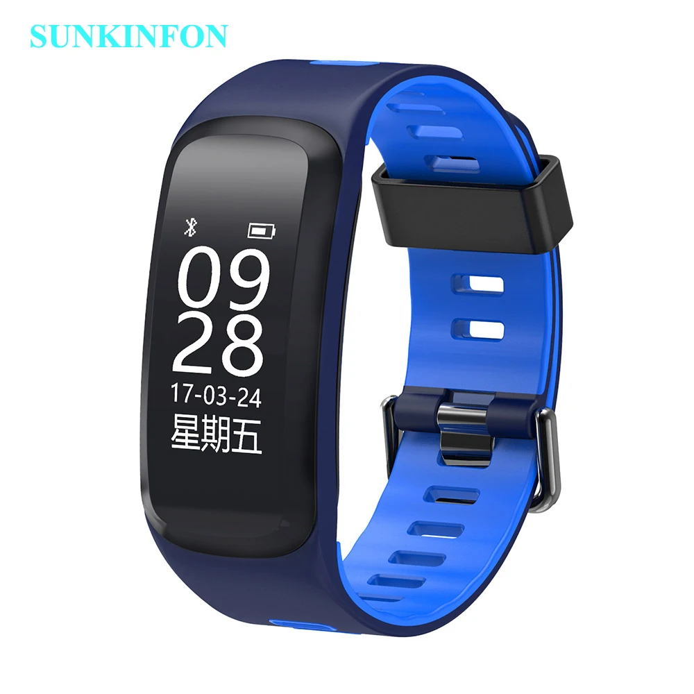 100% Original No.1 F4 Smart Bracelet IP68 Blood Pressure Blood Oxygen Heart Rate Monitor Smart band