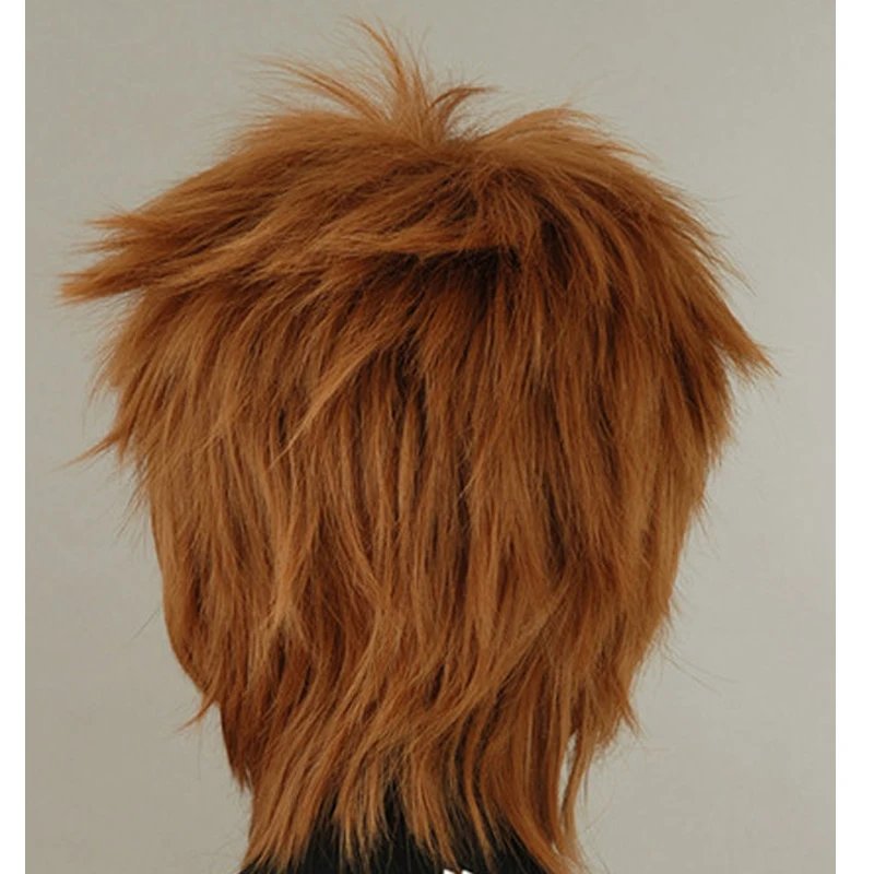 Косплэй костюм парик Katekyo Hitman Reborn Савада Tsunayoshi коричневый синтетические волосы