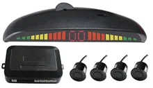 wholesale price simple car parking sensor LED parking sensor with LED display in 4 sensors various colors optional