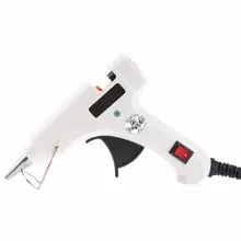 20 Вт 110-240 В термоплавкий клеевой пистолет мини пистолеты термоэлектрический температурный инструмент с Светодиодный индикатор Промышленный Белый США штекер