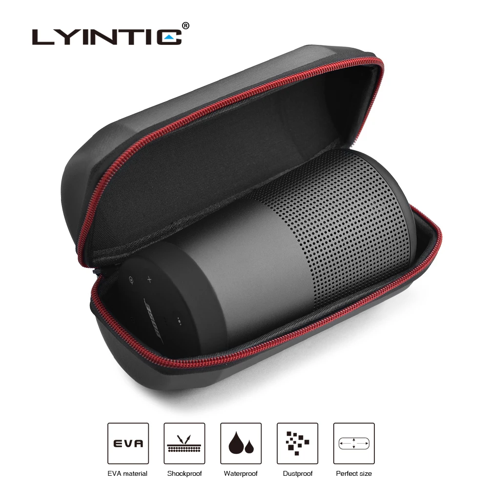 Hard Column Sound Link Portable Storage Carrying Bag Pouch Protective Case Cover for Bose SoundLink Revolve Bluetooth Speaker |