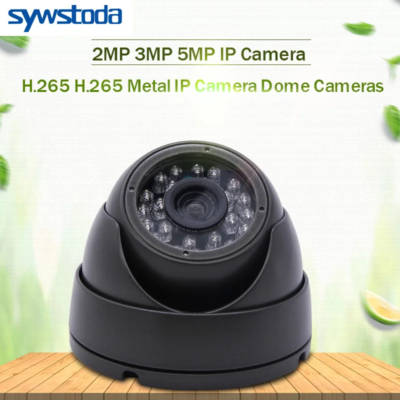 Новая HD H.265 IP камера 1080P 5MP безопасности маленькая Крытая Белая Мини купольная камера видеонаблюдения Onvif Веб-камера ipcam
