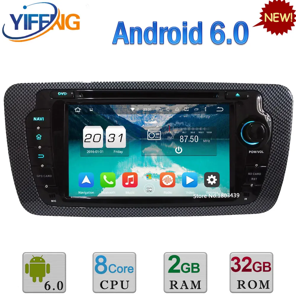 4G 2GB RAM Android 6 0 7 Octa Core WIFI 32GB ROM DAB font b Car