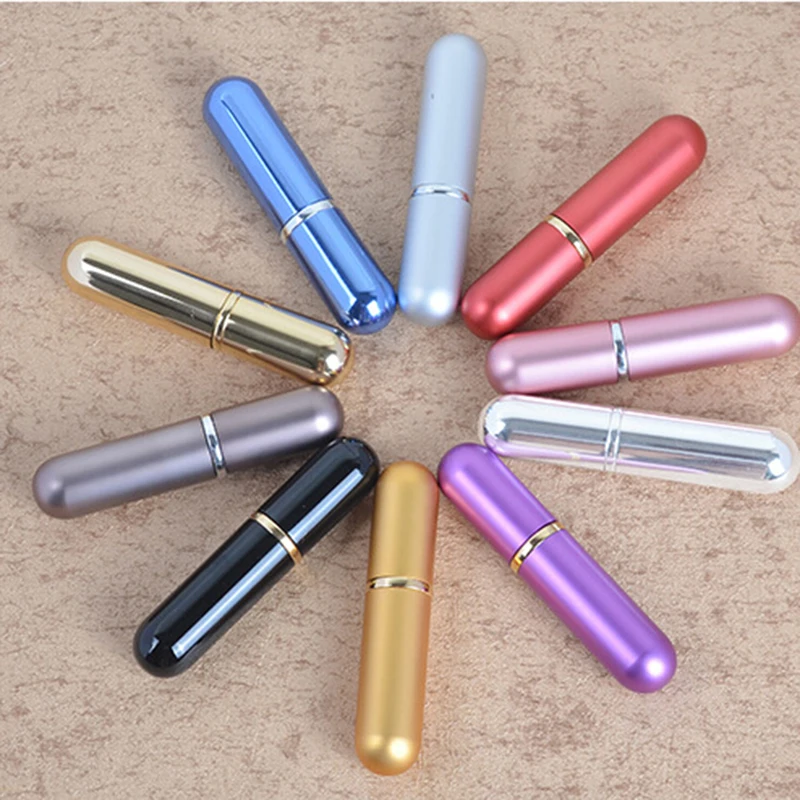 5ml Portable Travel Filling Perfume Sprayer Bottle Aluminum Spray