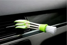 Estilo do carro condicionador de ar ventilação fenda mais limpo escova adesivos para tata nexon tiago tigor hexa safari 2 sumo zest acessórios do carro