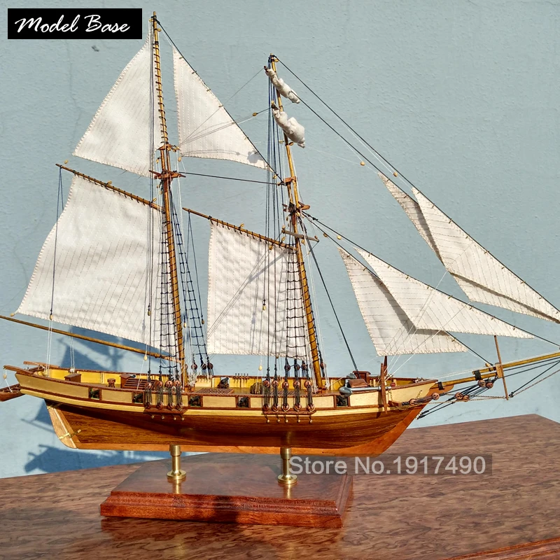 Wooden Ship Models Kits Educational Toy Model Boats Wooden ...