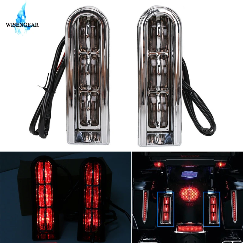 WISENGEAR 12v мотоциклетный наполнителя светодиодный фонарь с вкладышами для Harley Electra