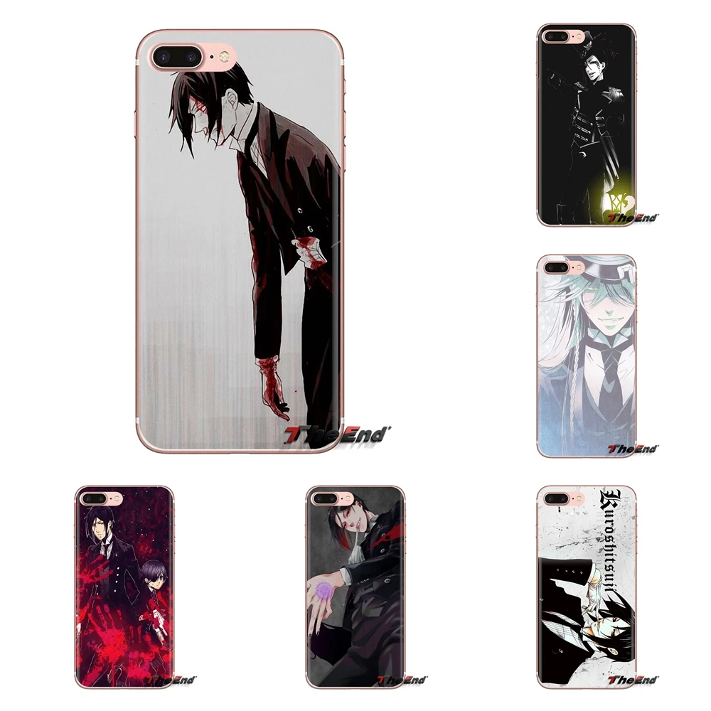 

For Samsung Galaxy J1 J2 J3 J4 J5 J6 J7 J8 Plus 2018 Prime 2015 2016 2017 Silicone Shell Case JP Anime Black Butler Kuroshitsuji