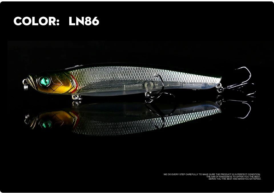 Kingdom Fishing Lures 58mm 8g, 22g Watery Beast Pencil Floating And Slow Sinking New Interesting Functional Design Baits (16)