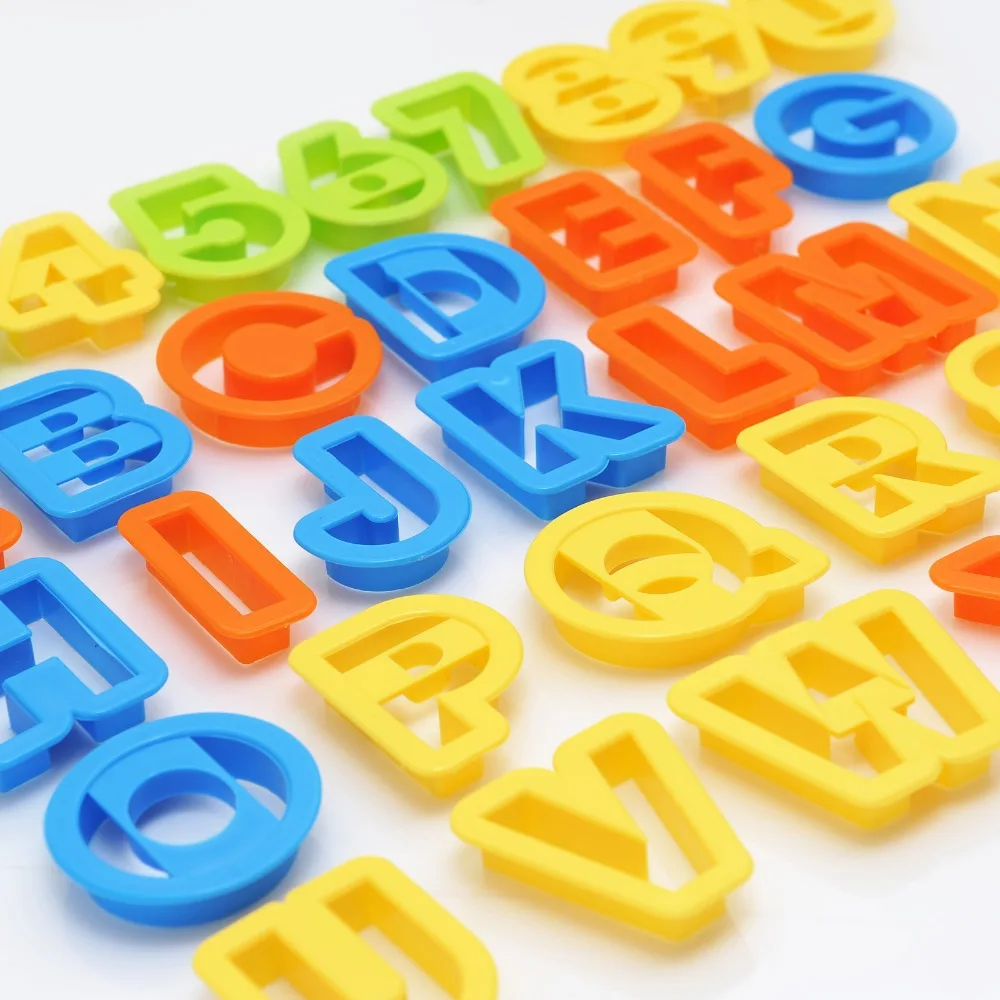 Alphabet Cutters Cake Decorating  Alphabet Letters Cake Decorating - 40pcs  Cake - Aliexpress