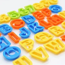 New Set NEW BIG Alphabet Number Letter Font Plastic Cookie Cutter Fondant Tool Baking Cake Mold