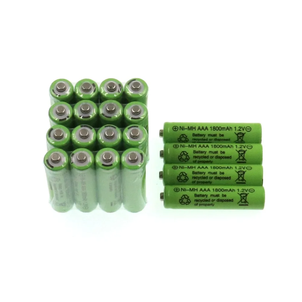 Kedanone Новая батарея AAA 1800 mAh аккумуляторная батарея Ni-MH 1,2 V AAA батарея подходит для часов мыши компьютеры игрушки и т. Д