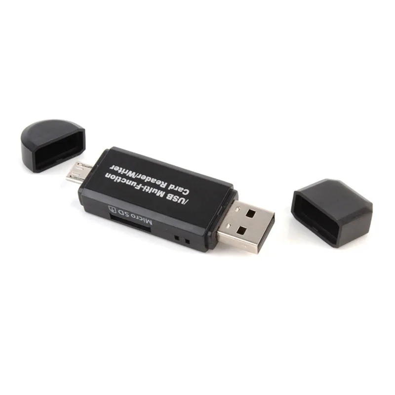 2 в 1 USB OTG кард-ридер флэш-накопитель высокоскоростной USB2.0 Универсальный OTG TF/sd-карта для Android телефона компьютера удлинители