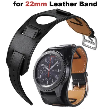 

22mm Leather Bracelet Strap For Xiaomi Amazfit GTR 47mm Pace Stratos 2 Band For Huawei Watch GT Honor Magic Dream Bands Samsung