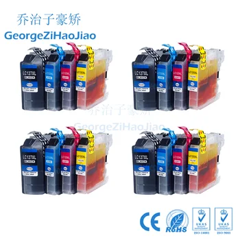 

4sets LC127 LC125 Refillable Ink Cartridge For Brother MFC-J4410DW J4510DW J4610DW J4710DW J2510 J4110DW