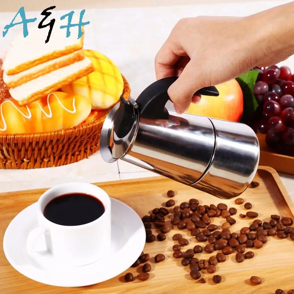 

Homdox Moka Espresso Coffee Maker Pot Stovetop Tool Filter Percolator Latte Piano Cottura Filtro Coffee Machine Coffee