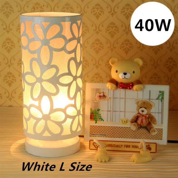 Elegant Desk Lamps 40W Dimmable Warm White PVC Mask 3 Colors M/L Size