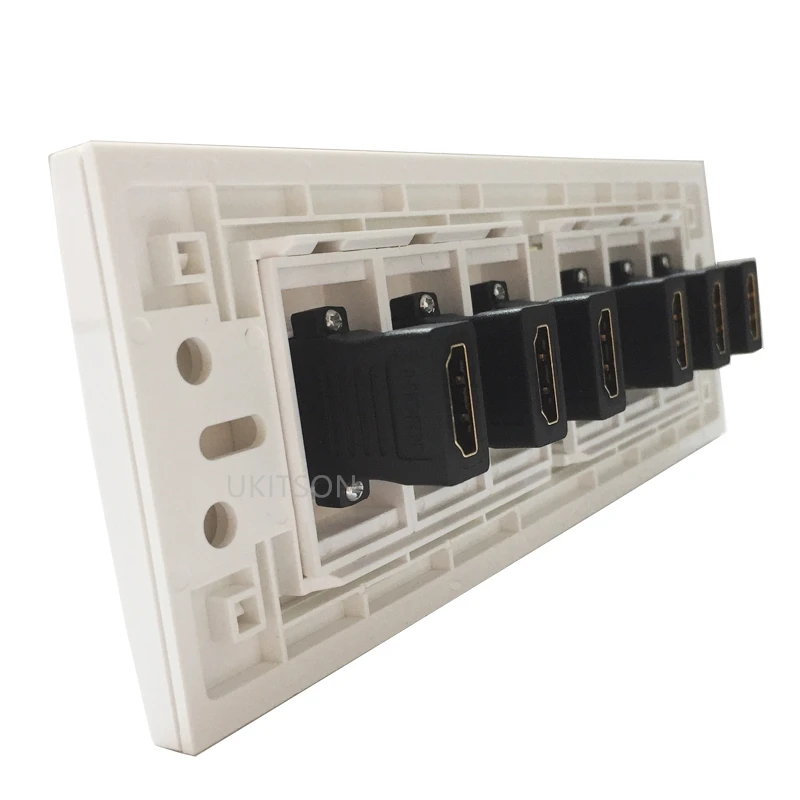 6 Ports HDMI Wall Panel pic 3