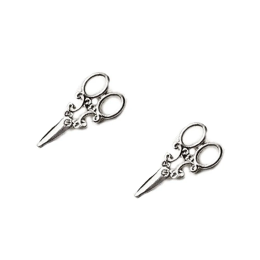 

Punk Scissors Shape Design Ear Studs Creative Fashion Earrings Jewelry Fashion Leader
