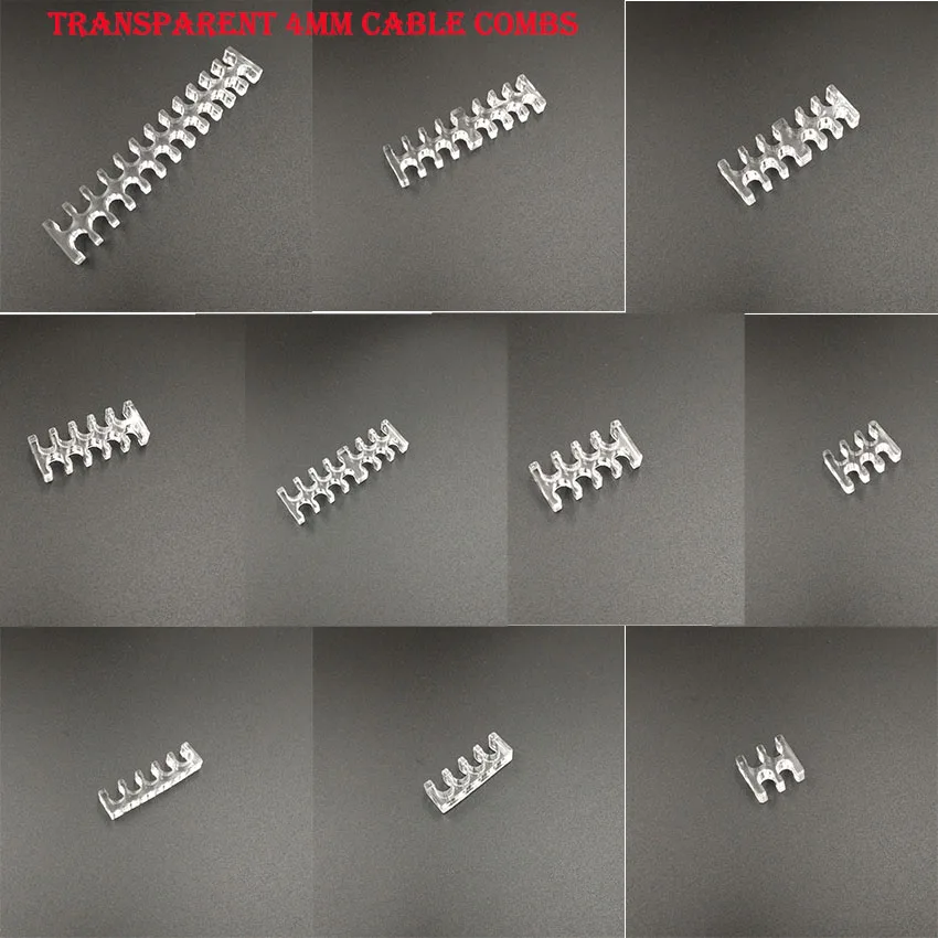 WinKool 4mm Sleeved Cable Transparent Combs For ATX 24Pin 8Pin 6Pin 16Pin 14Pin 12Pin 10Pin 4Pin Extension Cables |