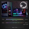 Bande LED numérique adressable WS2812b, 40cm, pour Interface iCUE a CORSAIR, Kit d'éclairage arc-en-ciel rvb pour décor de boîtier d'ordinateur ► Photo 2/6