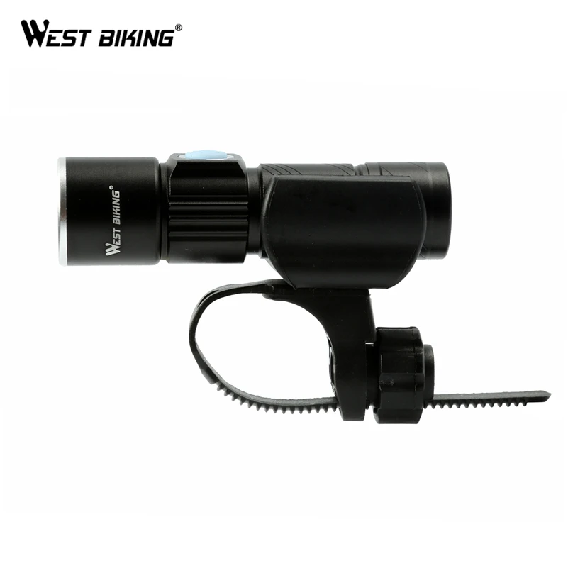 Discount WEST BIKING Cycling Light Holder 360 Degree Swivel Bicycle Light Holder Universal MTB Bike Front Flashlight LED Torch Mount Clip 4