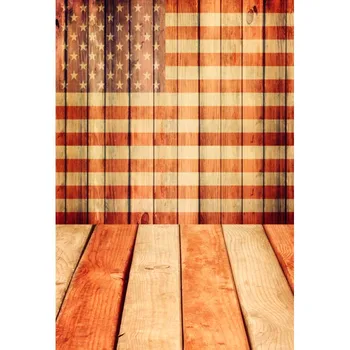 

Thin vinyl photography background American flag backdrop F-2758