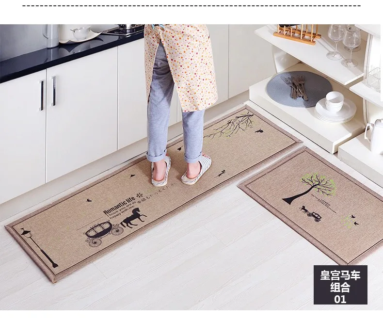 50X80 см+ 50X160 см/комплект Коврик Non-Slip Кухня ковер/коврик для ванной комнаты дома ковер в холл коврики для прихожей Кухня коврик