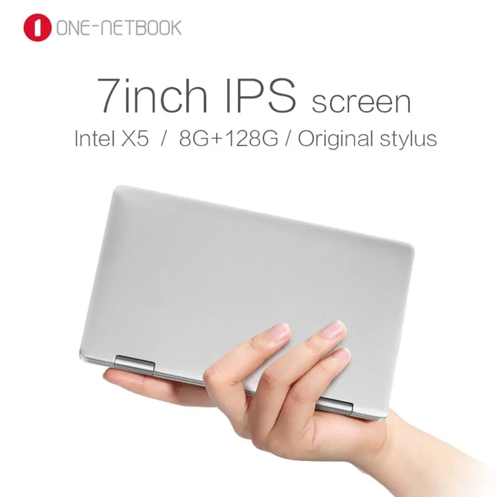 One Netbook Game Player 7 Inch Aluminum Shell Laptop Windows 10 Intel Cherry Trail x5-Z8350 game tablets 8GB/128GB notebook