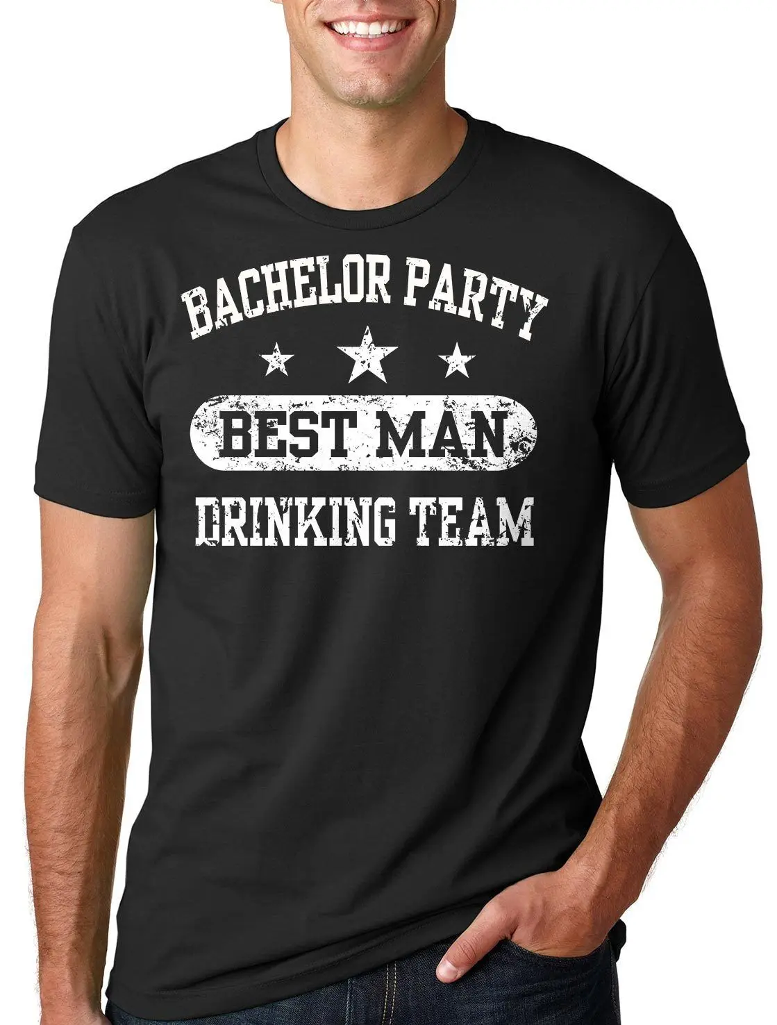 Gildan best man Groom Drinking Team bachelor party T shirt Groom team