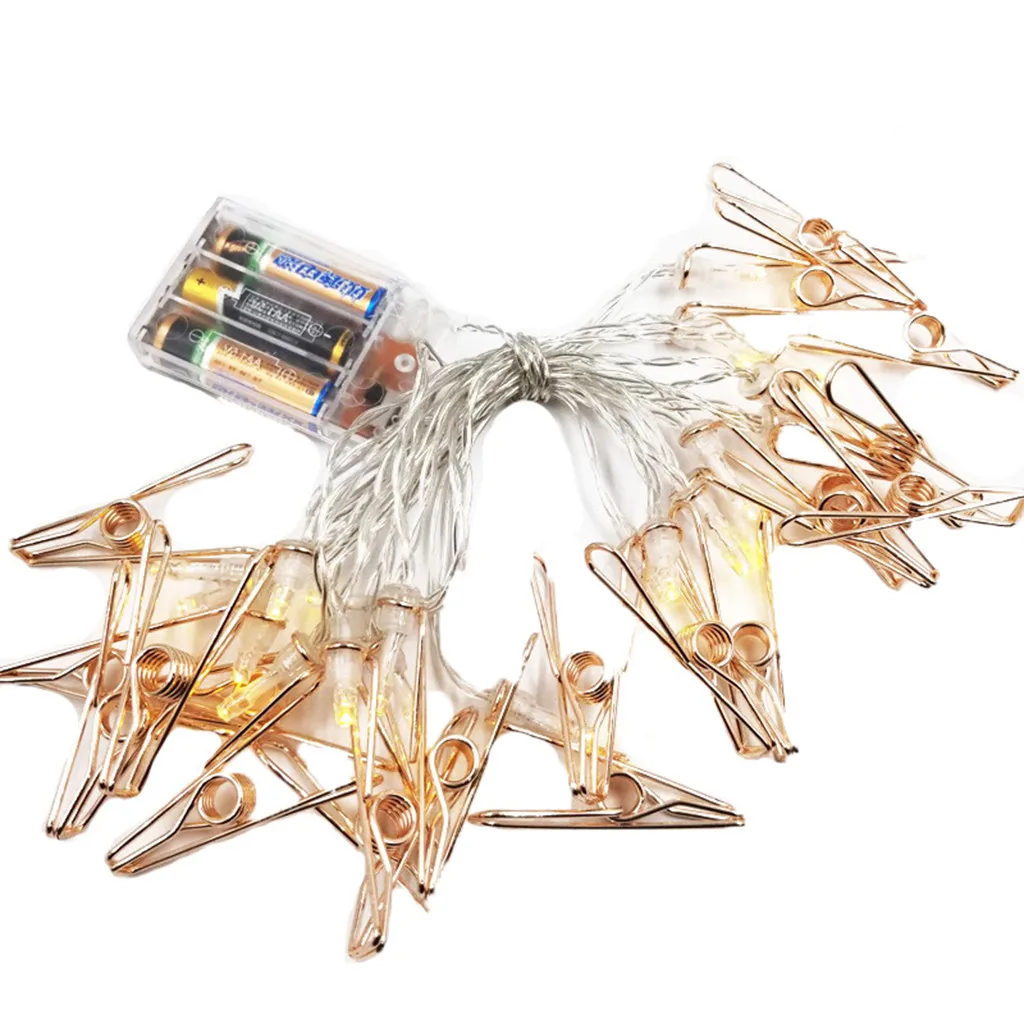

LED Lamp Photo Clip Fairy String Led Light Christmas Garland Wedding Party Home Decor Wedding Decoration LED Strip String Lights
