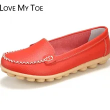 Г., Весенняя Повседневная дышащая обувь из мягкой натуральной кожи на плоской подошве для женщин, лоферы, Chaussure Femme, женские кроссовки, zapatos mujer