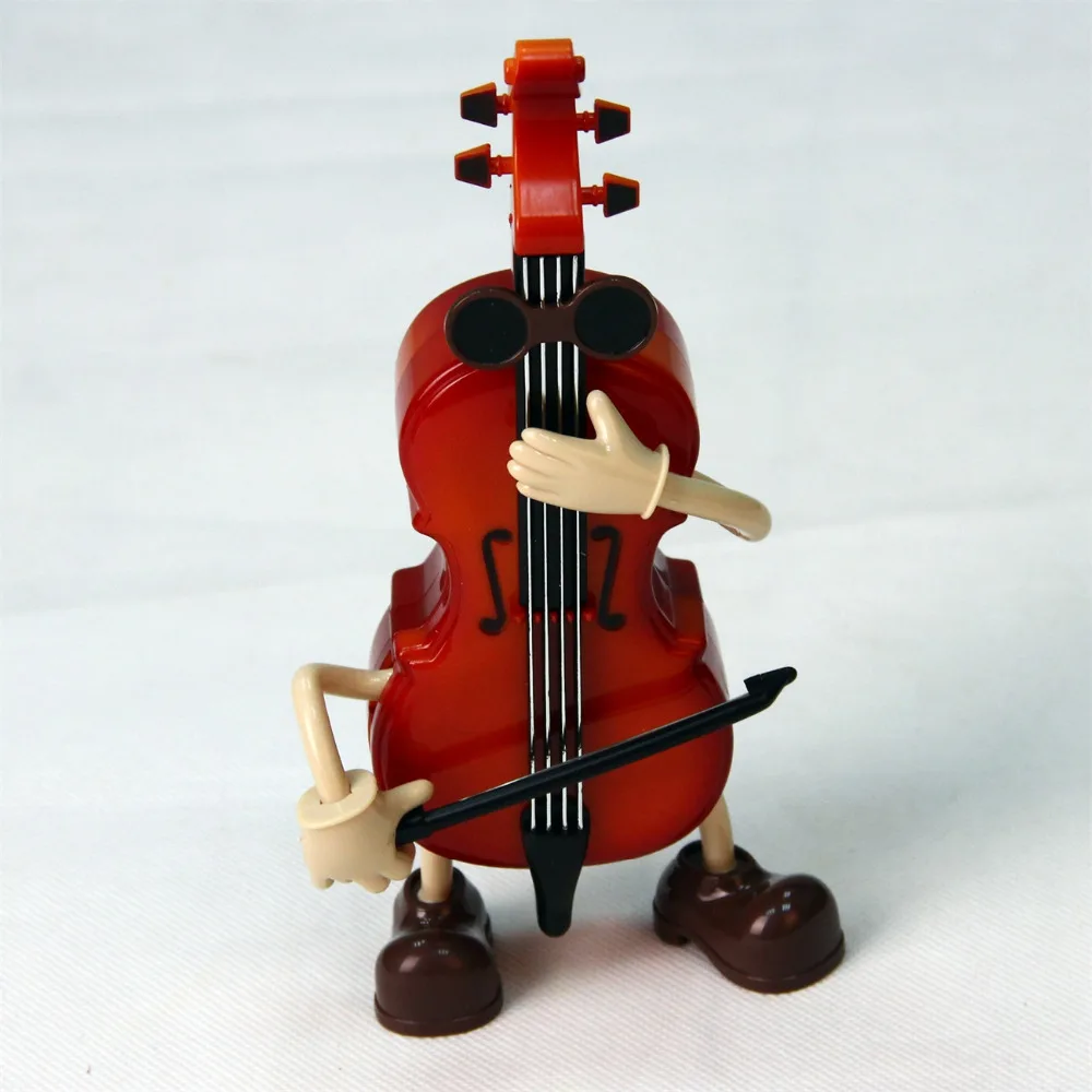 

1Pc Creative Clockwork Music Boxes Gift Mini Vintage Cello Violin Music Box Kid Toys Retro Birthday Gift Home Decor