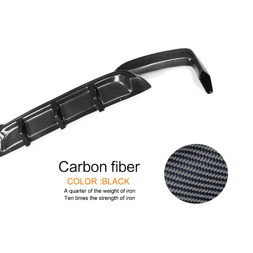 Выхлопной трубы из углеродного волокна для M6 диффузор, губа на задний бампер для BMW серий 6 F06 F12 F13 M спортивные M6 2012- Кабриолет 640i 650i