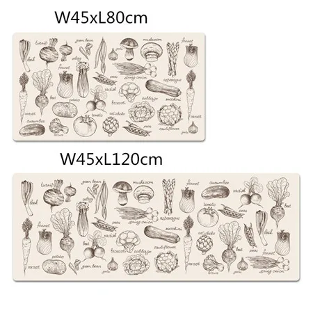 XYZLS современные коврики для дома, гостиной, с рисунком овощей, кухонные ковры, коврики для дома, гостиной, Противоскользящие коврики, 1 шт - Цвет: color 1