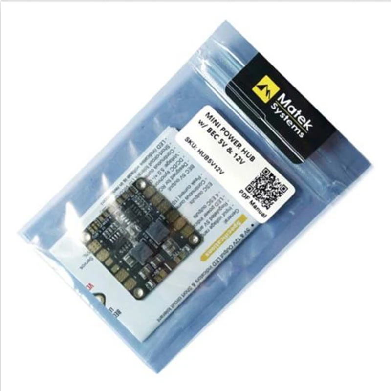 Плата распределения Matek Mini Power Hub V3 PDB BEC 5 в 12 В для квадрокоптера QAV210 QAV250 Racing FPV|bec