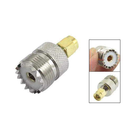 

Promotion! UHF SO-239 F to SMA M Female/Male Straight Coaxial Coupling Adapter Plug